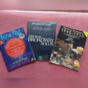 Vintage 3 Music Playbooks. Jazz, Broadway and 40s/50s  (Softcover)